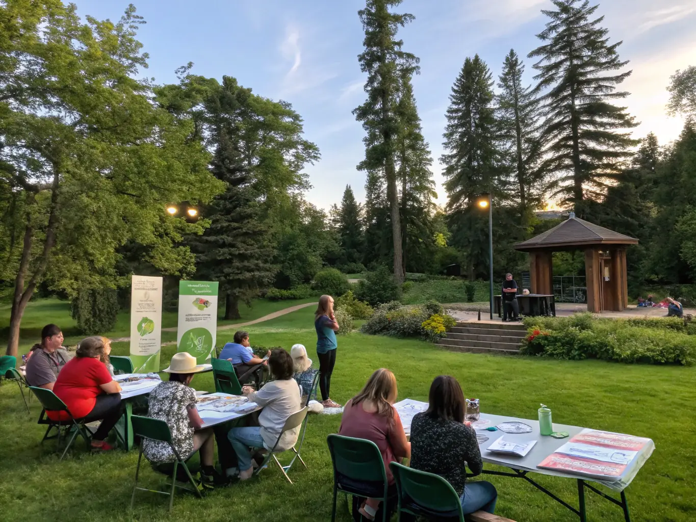 An educational workshop on environmental conservation organized by Les Chemins de Mansac, demonstrating the organization's dedication to raising awareness and promoting responsible stewardship of natural resources.
